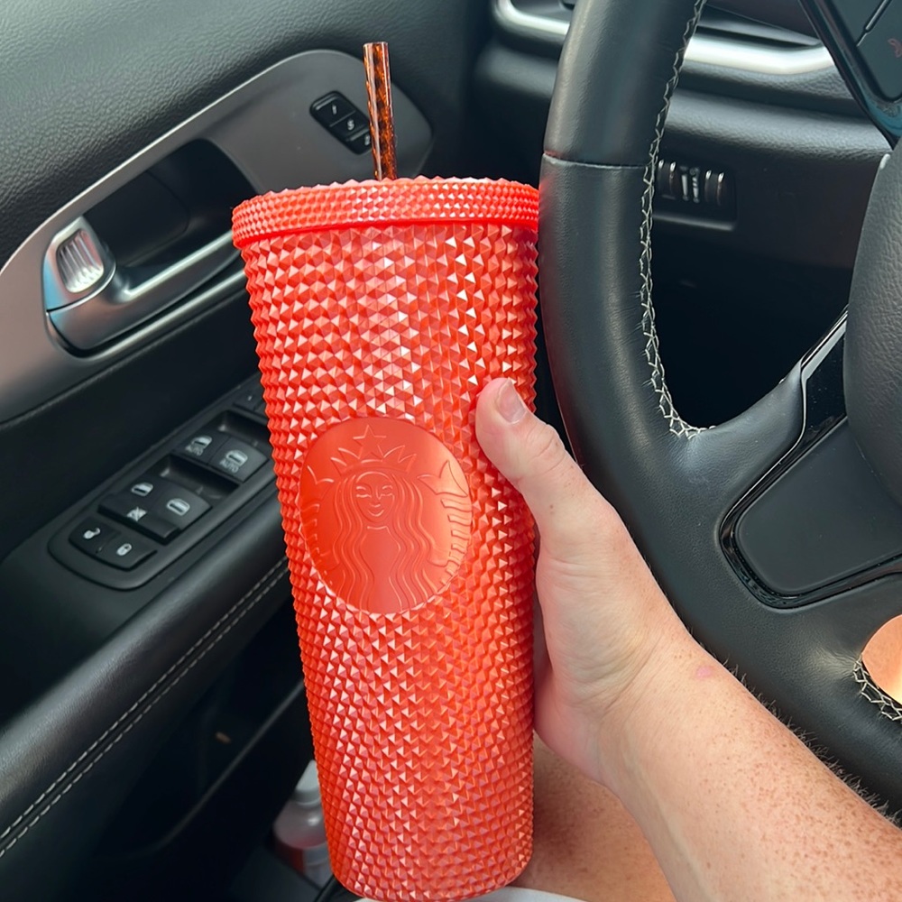 Brand New
2022
1 Starbucks Orange Studded Tumbler
Halloween 
Super Cute
Venti